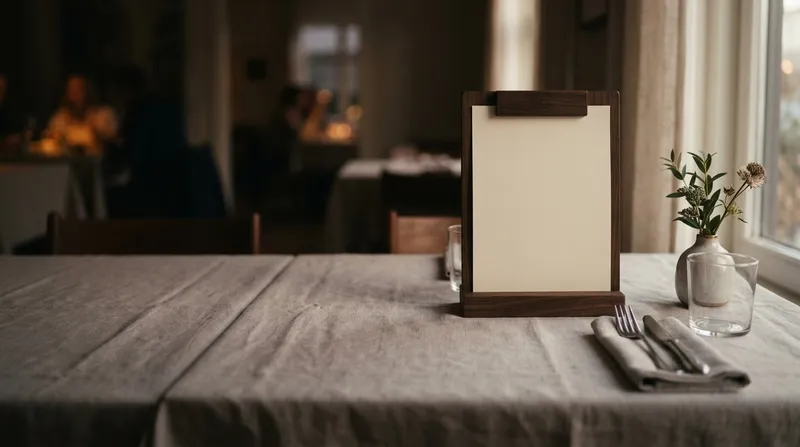 Print-Ready Restaurant Menu